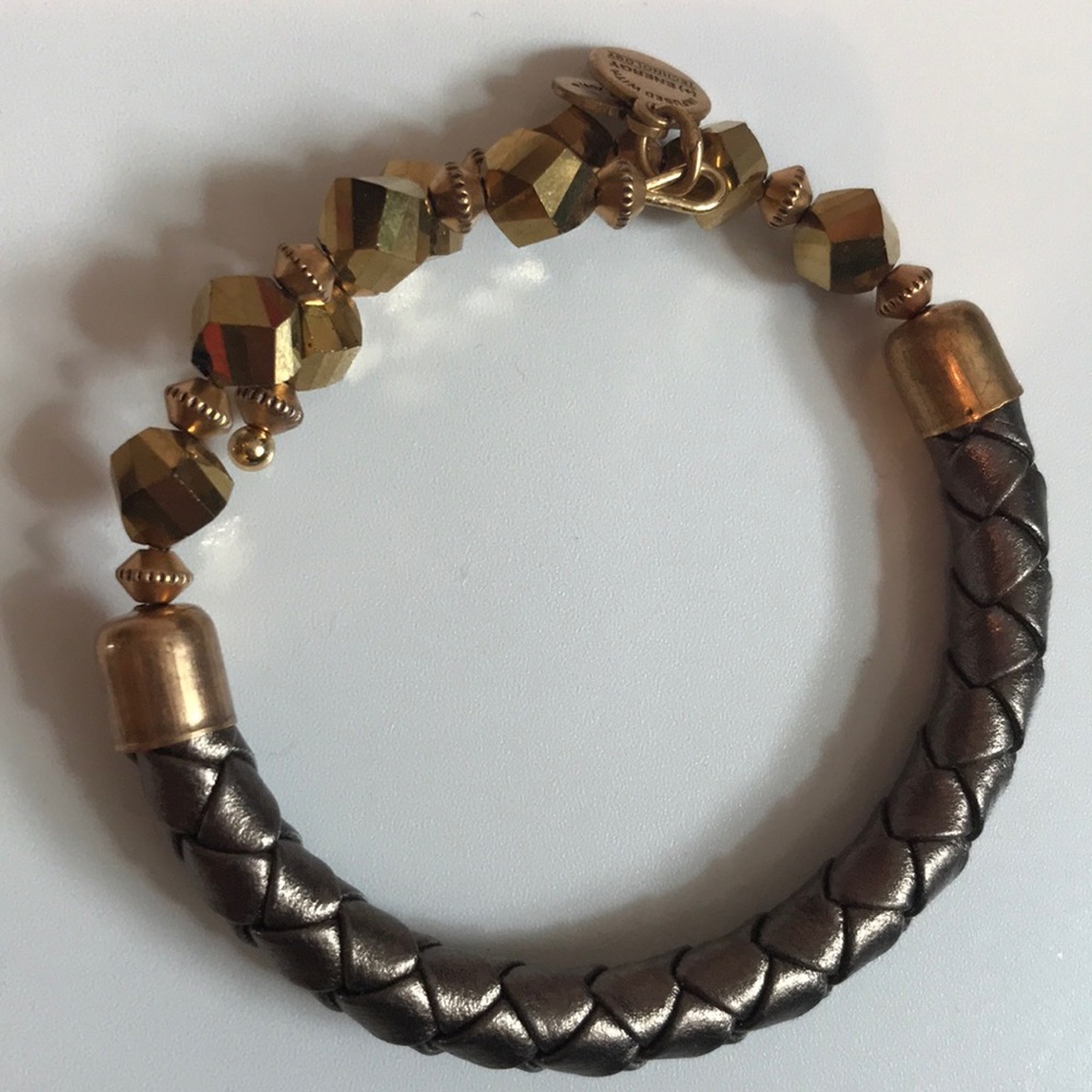 Alex and Ani Leather Bracelet